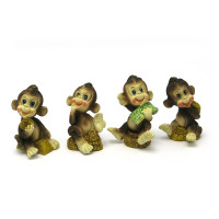 Обезьянка с деньгами (5,5х4,5х3 см)