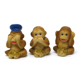 Обезьянка (12 шт/уп)(4х3,5х3,5 см)