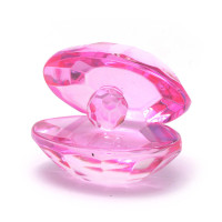 Crystal pearl colored (5cm)(5x4x3,5 cm)