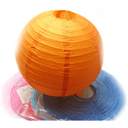 Фонарь цветной бумажный  (d-41 см)