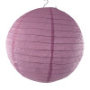 Фонарь розовый бумажный  (d-40 см)