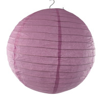 Фонарь розовый бумажный  (d-40 см)