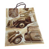 Gift bag "Retro cars" plastic (24 × 18 × 7 cm)