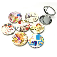 Дзеркальце косметичний кругле 