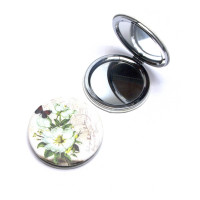 Зеркальце косметическое круглое "Романтик-Арт" (d-6,5 см)