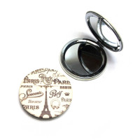 Зеркальце коcmетическое круглое "Романтик-Арт" (d-6,5 cm)