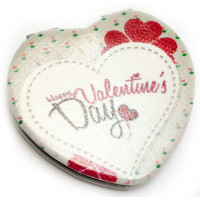 Зеркальце косметическое круглое "Романтик-Арт" (d-6,5 см)