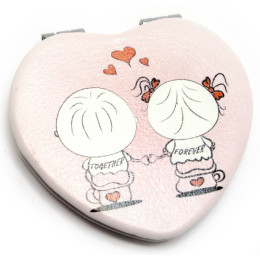 Зеркальце коcmетическое круглое "Романтик-Арт" (d-6,5 cm)