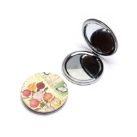 Зеркальце косметическое круглое "Романтик-Арт" (d-6,5 см)