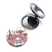 Зеркальце косметическое круглое "Романтик-Арт" (d-6,5 см)