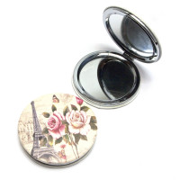 Зеркальце косметическое круглое "Романтик-Арт" (d-6,5 см)