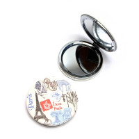 Зеркальце косметическое круглое "Романтик-Арт" (d-6,5 см)