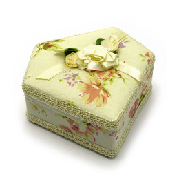 Скринька "Діамант" тканина (11х11, 5х5 см)