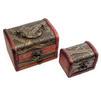 Chests set 2 pcs. (12x9x8,5 cm 8x6x6 cm)