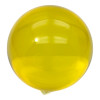 Crystal ball on a stand yellow (d-10.5 cm)