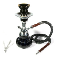 Hookah black (1 person) (26 cm)