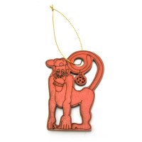 Pendant on the Christmas tree tree "Year of the fire monkey 2016"