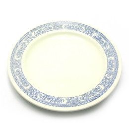 Plate Budyansky faience (d-240 mm) "Iranian ornament" (24 pcs/box)