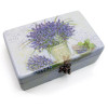 Скринька "Лаванда", масив дерева (20,5*12,5*8 см)