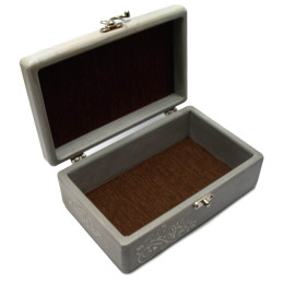 Шкатулка дерево "Балерина" (дуб,ясень)(20,5*12,5*8 cm)