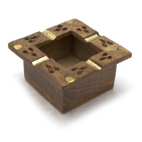 Пепельница розовое дерево (4" х 4")