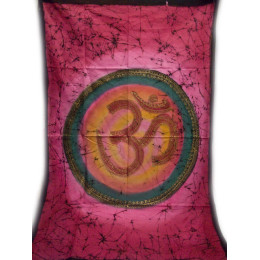 Батик "ОМ" хлопок (118х74 cm)