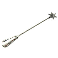 Ложка для обуви "Штурвал" алюминий (50х6,5х1,5 см)