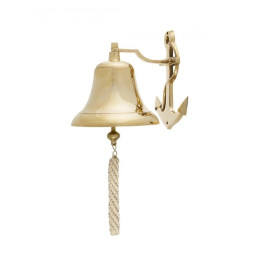Колокол рында с якорем бронза (d-13 cm h-16,5 cm)(850 g.)
