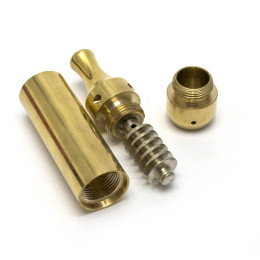 Трубка курительная бронза (9х2х2 cm)