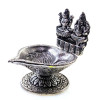 Metal incense burner "Ganesh and Lakshmi" (8.5x7.5x7 cm) (Nepal)