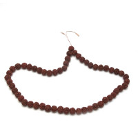 Четки из рудракши (44 cm)(54 бусины)(бусина d-1,7 cm)