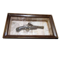 Картина "Мушкет" (52х29х10 см) масив дерева