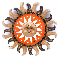 Mosaic mirror "Sun" (d-40 cm)