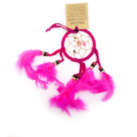 Ловец снов розовый (d-6,5 см h-25 см)