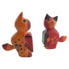 Кошки пара с сердечком дерево (10х7х3 см)