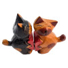 Cats couple with heart tree (13.5x8x3 cm)