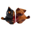 Cats couple with heart tree (13.5x8x3 cm)