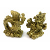 Dragon and Phoenix stone chips (dragon 8x7x4.6 cm, phoenix 8x7.2x5.2 cm)