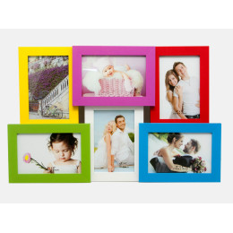 Фоторамки  (6 фото)(фото 15х10 см)(48х31 см)