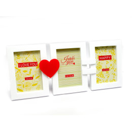 Фоторамки  (3 фото)(фото 15х10 см)(43х19 см)