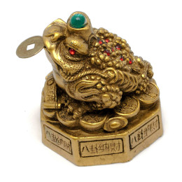 Toad stone chips "bronze" (7.5x7.5x7.5 cm)