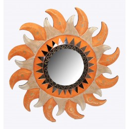 Зеркало мозаичное "Солнце" (d-50 cм) зеркало 15см