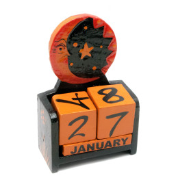 Календар настільний "Місяць і Сонце" дерево (17х10х5 см)
