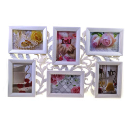 Фоторамки на 6 фото (фото 15х10 см)(52х33х2 см)