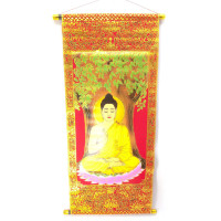 Панно красное "Будда" (80х30CM)