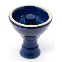 Чашка керамічна для кальяну синя (d-7,h-8 см внутрішній діаметр 30 мм)