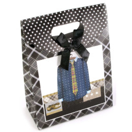 Gift cardboard package "Clothes" (12.5x6x16.5 cm)