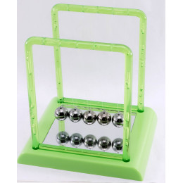 Newton's balls are green (13.5x14x11.5 cm)