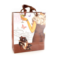 Package gift cardboard "Shoes" (19.5x8x23.5 cm)