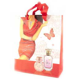 Package gift cardboard "Perfume" (19.5x8x23.5 cm)